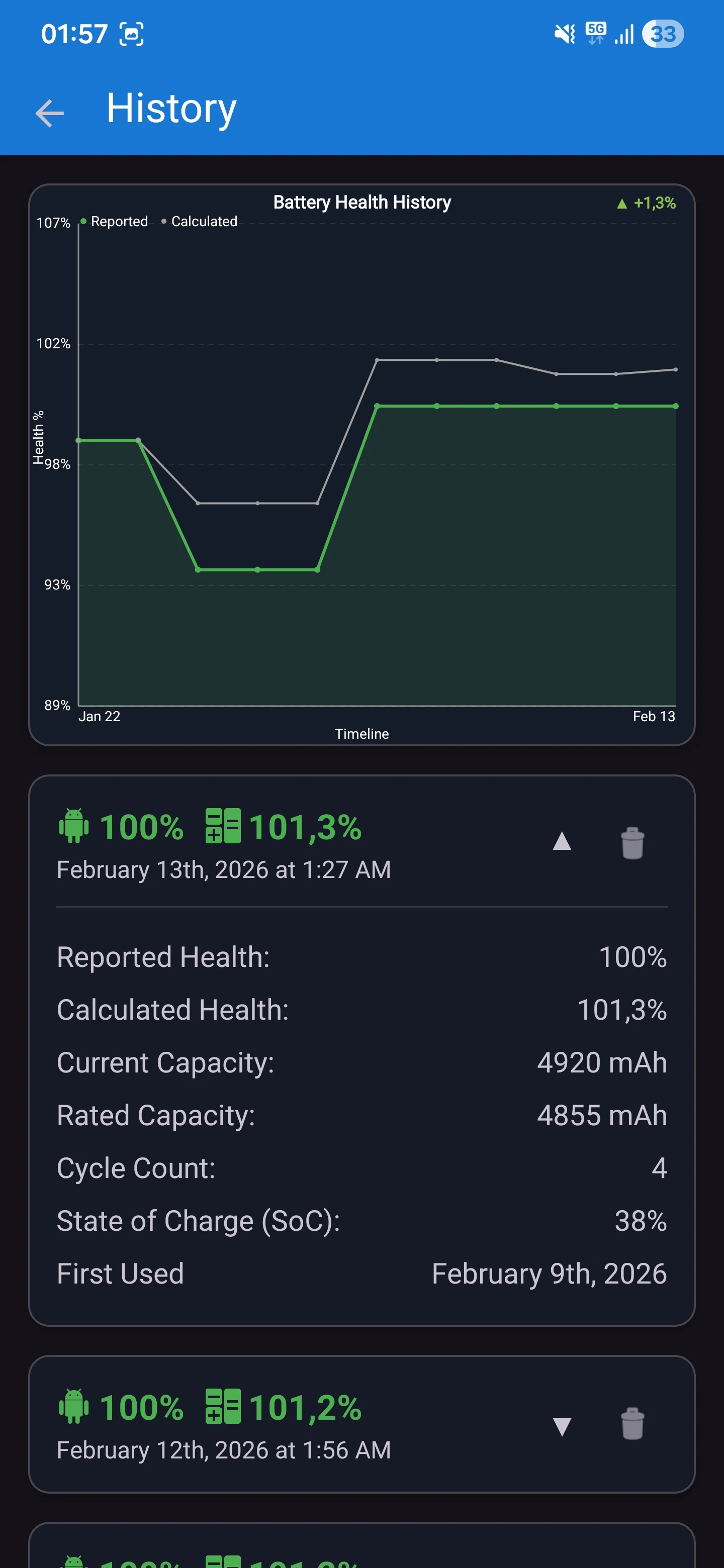 BatteryAnalyzer screenshot